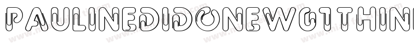 PaulineDidoneW01 ThinItalic字体转换